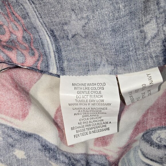 Redhead Men's Shirt Sz XL Short Sleeved American Flag Classic Cars 4rth of July - Picture 6 of 8